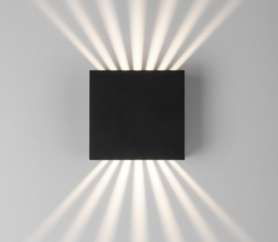 Универсальный уличный светильник Sole черный (35149/D)