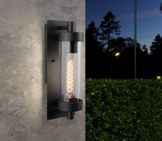 Универсальный уличный светильник Pipe D (35151/D) чёрный