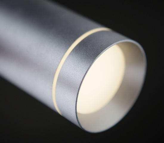 Подвесной светильник DLR023 12W 4200K хром матовый