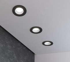 Точечный светильник 122 MR16 серебро/черный