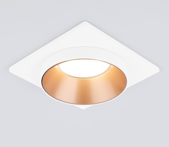 Точечный светильник 116 MR16 золото/белый