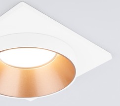 Точечный светильник 116 MR16 золото/белый