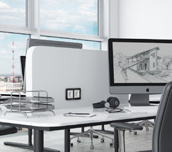 W0022708/ Рамка на 2 поста Acrylic (черный)