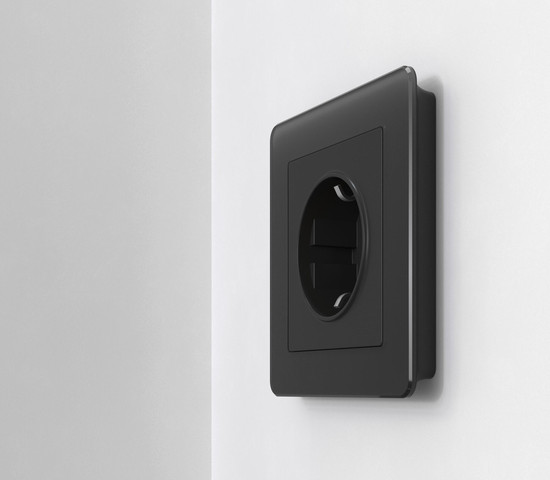 W0012708/ Рамка на 1 пост Acrylic (черный)