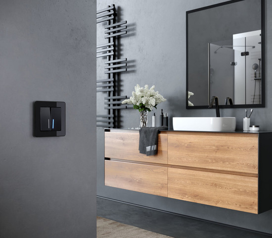 W0012708/ Рамка на 1 пост Acrylic (черный)