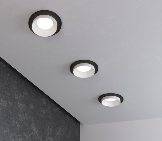 Точечный светильник 114 MR16 белый/черный