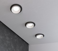 Точечный светильник 114 MR16 белый/черный