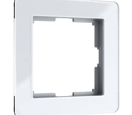 W0012701/ Рамка на 1 пост Acrylic (белый)