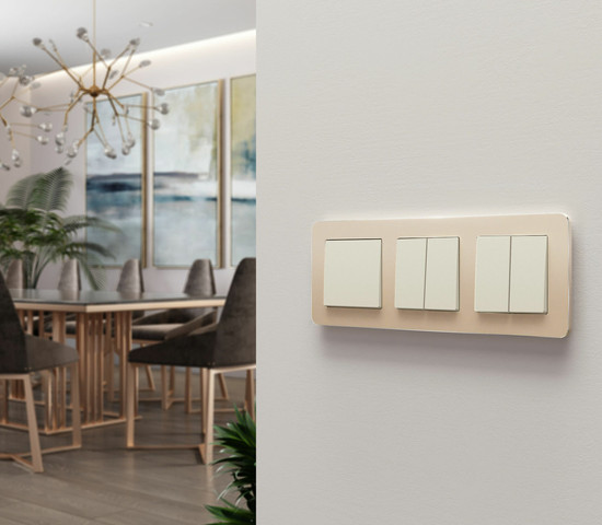 W1120062/ Выключатель двухклавишный (айвори матовый)