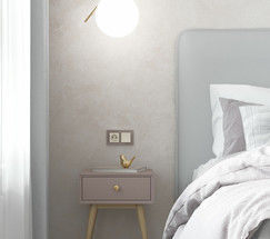 W1171162/ Розетка с заземлением и шторками (айвори матовый)