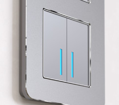 W0032606/ Рамка на 3 поста Platinum (алюминий)