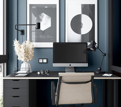 W0022608/ Рамка на 2 поста Platinum (черный алюминий)