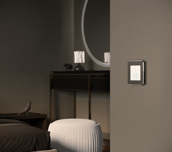 W0012608/ Рамка на 1 пост Platinum (черный алюминий)