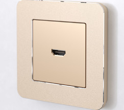 W0012611/ Рамка на 1 пост Platinum (шампань)