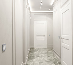 W1123001/ Перекрестный выключатель двухклавишный (белый)