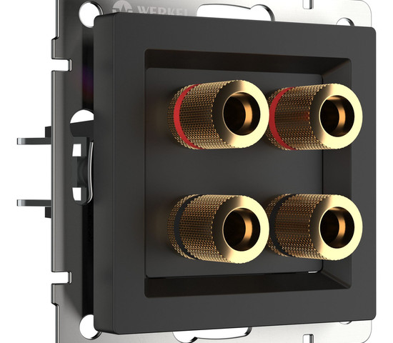 W1185008/ Акустическая розетка (черный матовый)