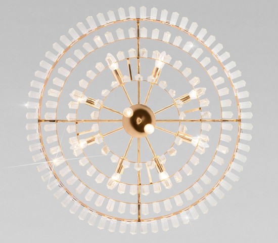 10130/10 золото/прозрачный хрусталь Strotskis