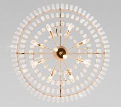 10130/10 золото/прозрачный хрусталь Strotskis