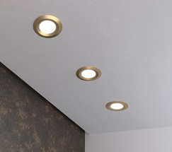 Точечный светильник 110 MR16 золотой