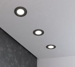 Точечный светильник 110 MR16 черный