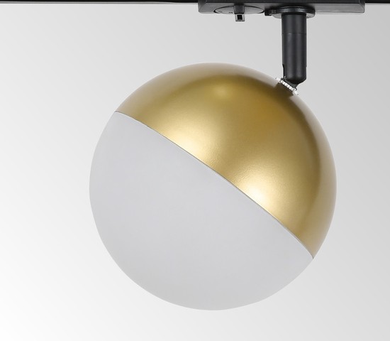 Трековый светильник Glob GX53 Латунь (MRL 1015) однофазный