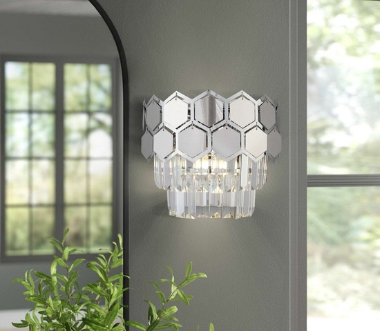 10124/2 хром/прозрачный хрусталь Strotskis (10113/2)