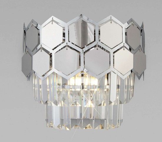 10124/2 хром/прозрачный хрусталь Strotskis (10113/2)