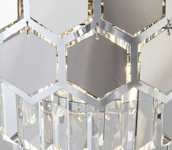 10124/2 хром/прозрачный хрусталь Strotskis (10113/2)