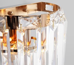 10130/1 золото/прозрачный хрусталь Strotskis