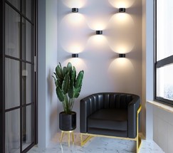 Подсветка интерьерная Coneto LED чёрный (MRL LED 1045)