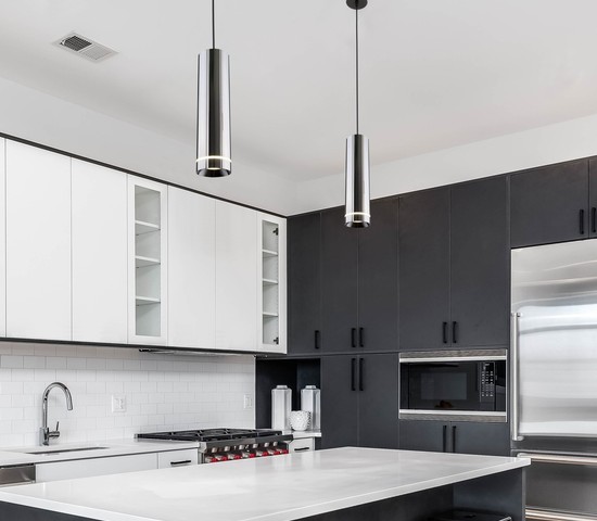 Подвесной светильник DLR023 12W 4200K Черный жемчуг