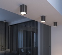 Точечный светильник DLR024 6W 4200K Черный жемчуг