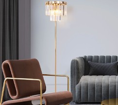 01137/3 золото/прозрачный хрусталь Strotskis