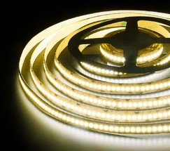 Лента светодиодная 240Led 16W IP65 3300K тёплый белый (2835 24V 240Led 16W IP65)