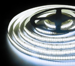 Лента светодиодная 240Led 16W IP65 6500K холодный белый (2835 12V 240Led 16W IP65)