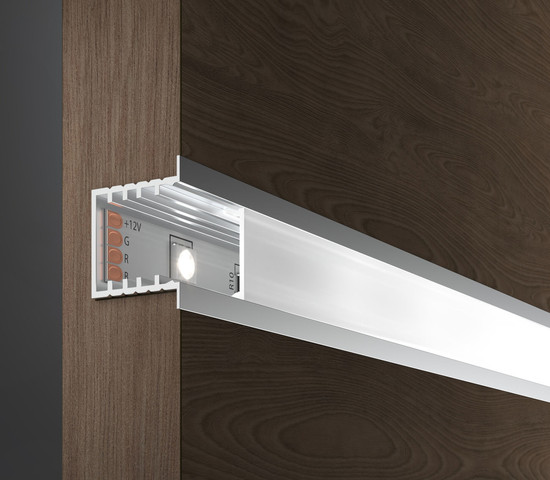 LL-2-ALP017 Встраиваемый алюминиевый профиль для LED ленты (под ленту до 12,4mm)