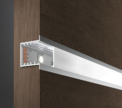 LL-2-ALP017 Встраиваемый алюминиевый профиль для LED ленты (под ленту до 12,4mm)