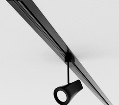 TRLM-1-200-BK / Встраиваемый однофазный шинопровод черный (2м.)