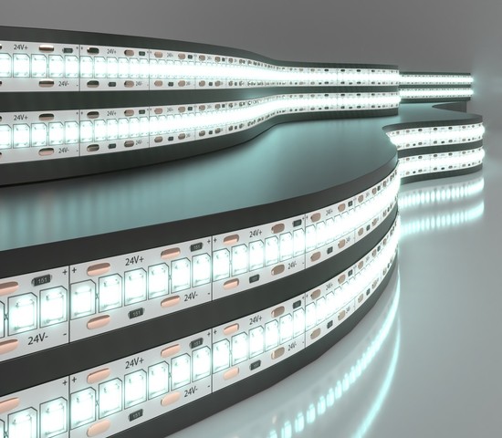 Лента светодиодная 240Led 24W IP20 6500K холодный белый (2835 24V 240Led 24W IP20)