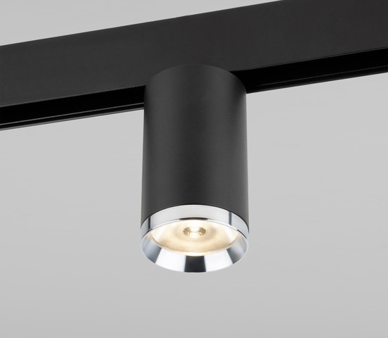 Slim Magnetic R06 Трековый светильник 10W 4200K Ringe (черный/серебро) 85506/01