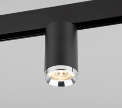 Slim Magnetic R06 Трековый светильник 10W 4200K Ringe (черный/серебро) 85506/01