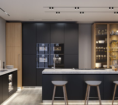 Slim Magnetic R06 Трековый светильник 10W 4200K Ringe (черный/серебро) 85506/01