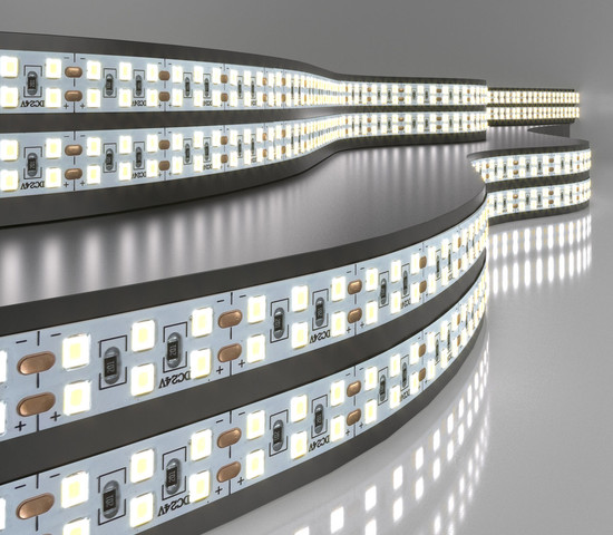 Лента светодиодная 240LED 18W IP20 двухрядная 6500К холодный белый (2835 24V 240Led 18W IP20)