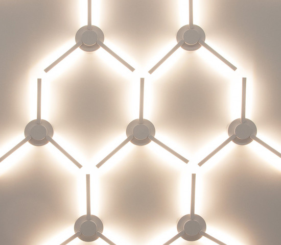 1665 TECHNO LED LEVER белый