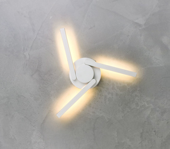 1665 TECHNO LED LEVER белый