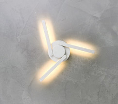 1665 TECHNO LED LEVER белый