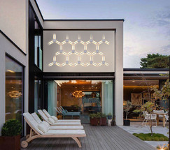 1665 TECHNO LED LEVER белый