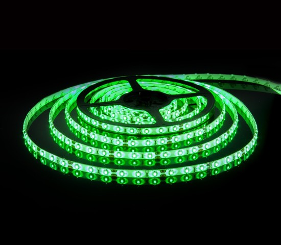 Лента светодиодная 60Led 14,4W IP65 зелёный (5050 24V 60Led 14,4W IP65)
