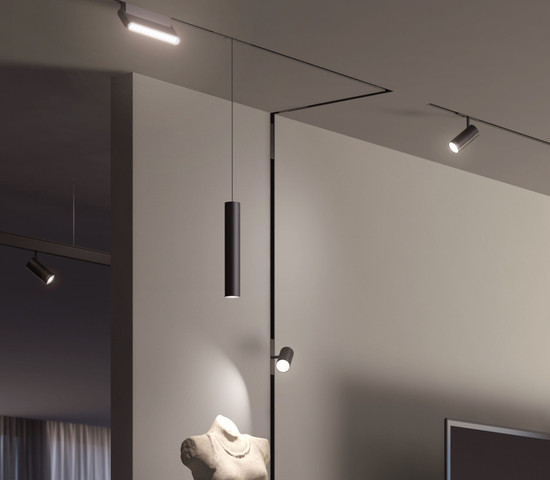 Slim Magnetic R07 Трековый светильник 8W 4200K Porte (черный) 85507/01