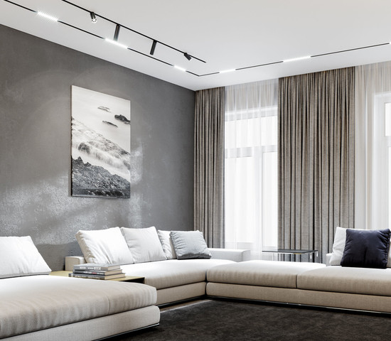 Slim Magnetic R07 Трековый светильник 8W 4200K Porte (черный) 85507/01